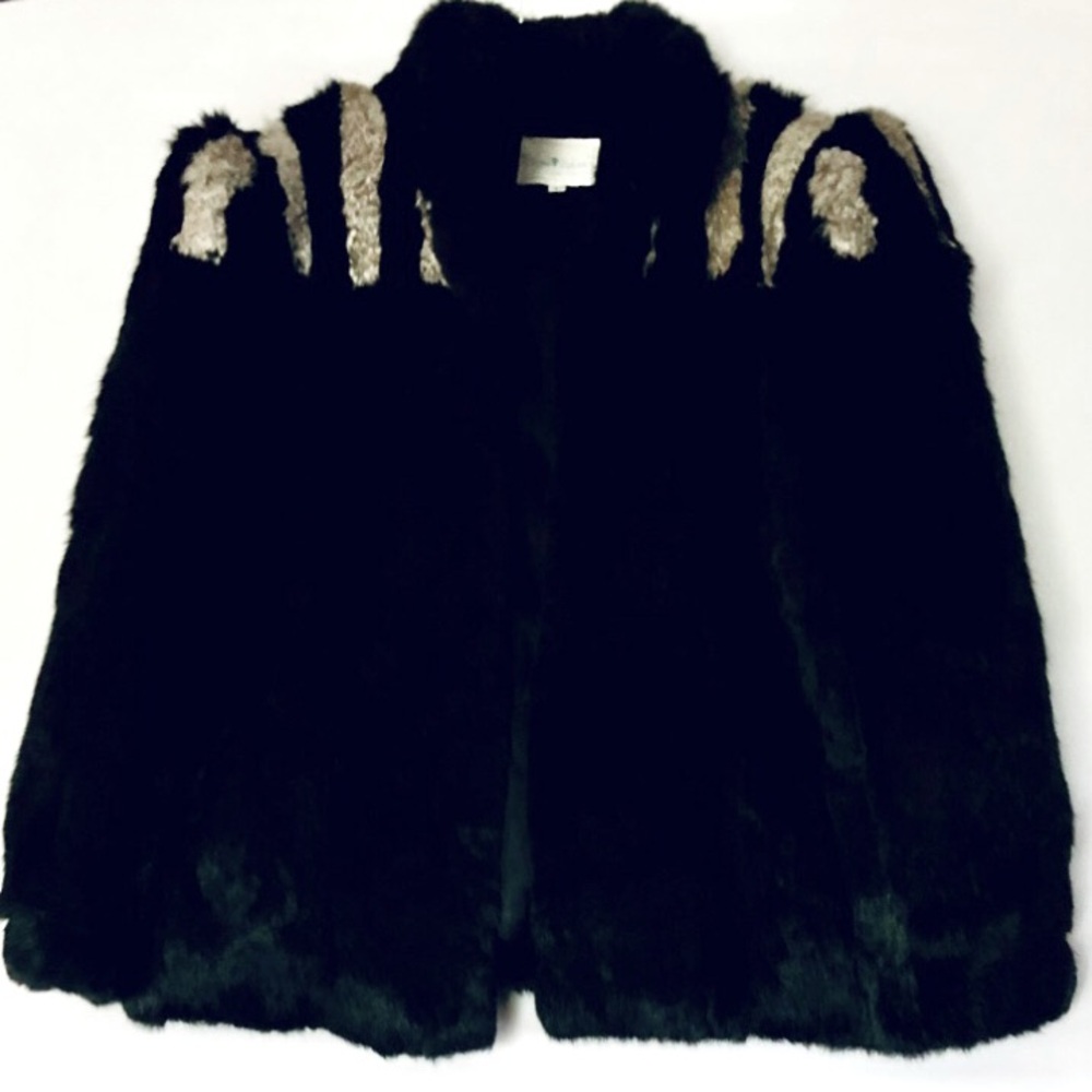 Rabbit fur coat